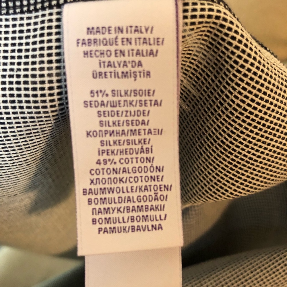 NWT, Ralph Lauren Purple Label Black & white shirt - Picture 7 of 7